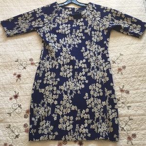 Printed Blue Warehouse Mini-dress